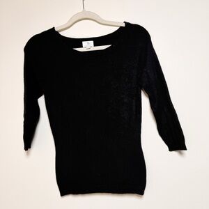 Apt. 9 Charcoal Cashmere Sweater